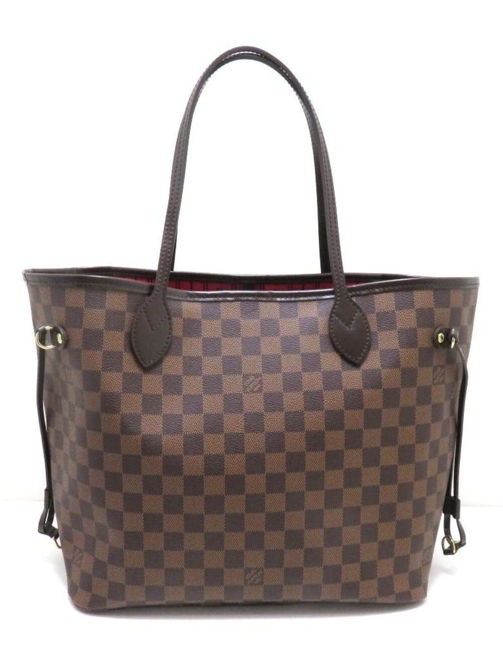 Louis Vuitton Neverfull MM Damier Tote Canvas Brown